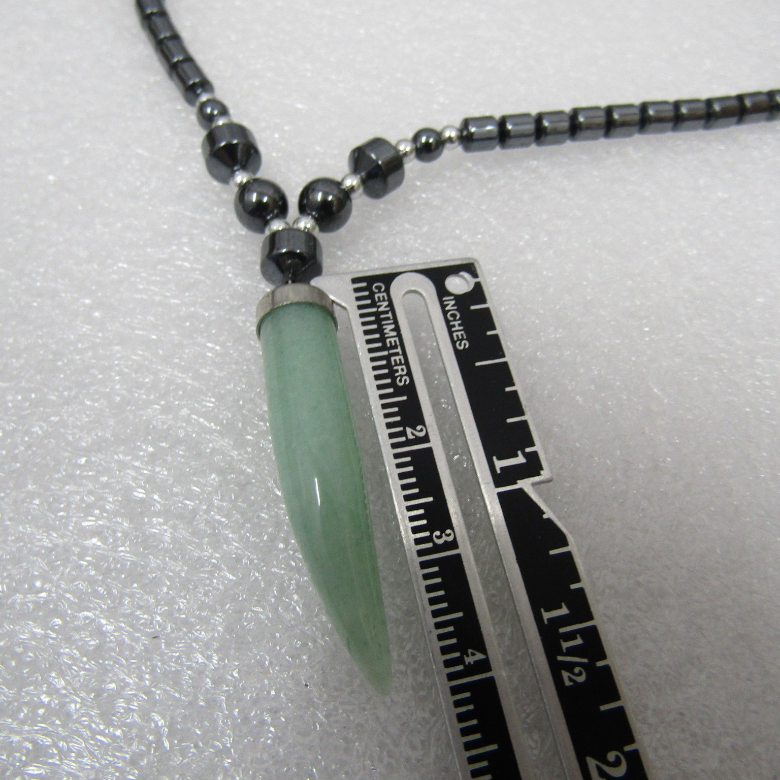 Women’s Jewelry Black Necklace Hematite Beads None Magnetic