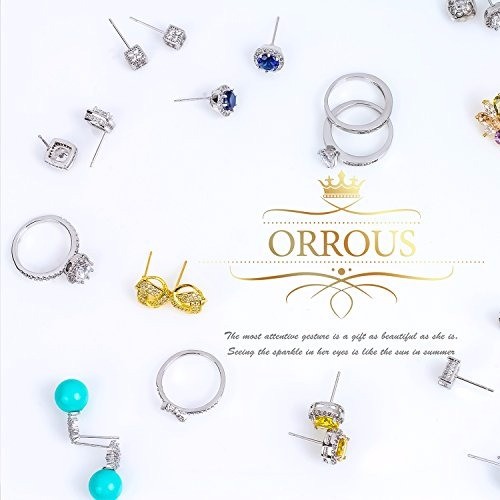 Orrous 18k White Gold Plated Cushion Halo Zirconia Engagement Ring 1.90 carats