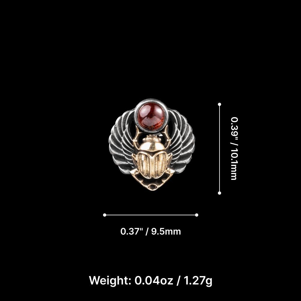 Scarab Stud Earrings. Egyptian Jewelry. Gifts for Men Women