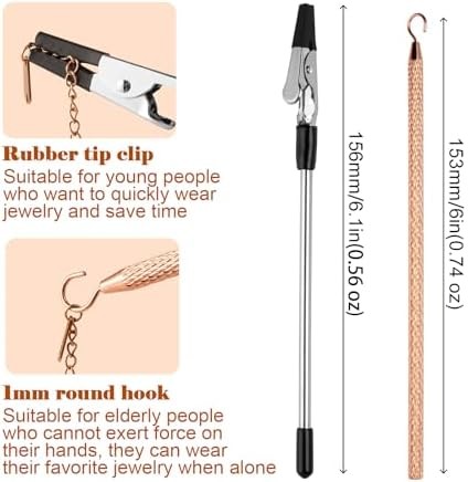 2 Pcs Bracelet Helper Tool, Portable Bracelet Helper Easy to Put on Yourself, Fa