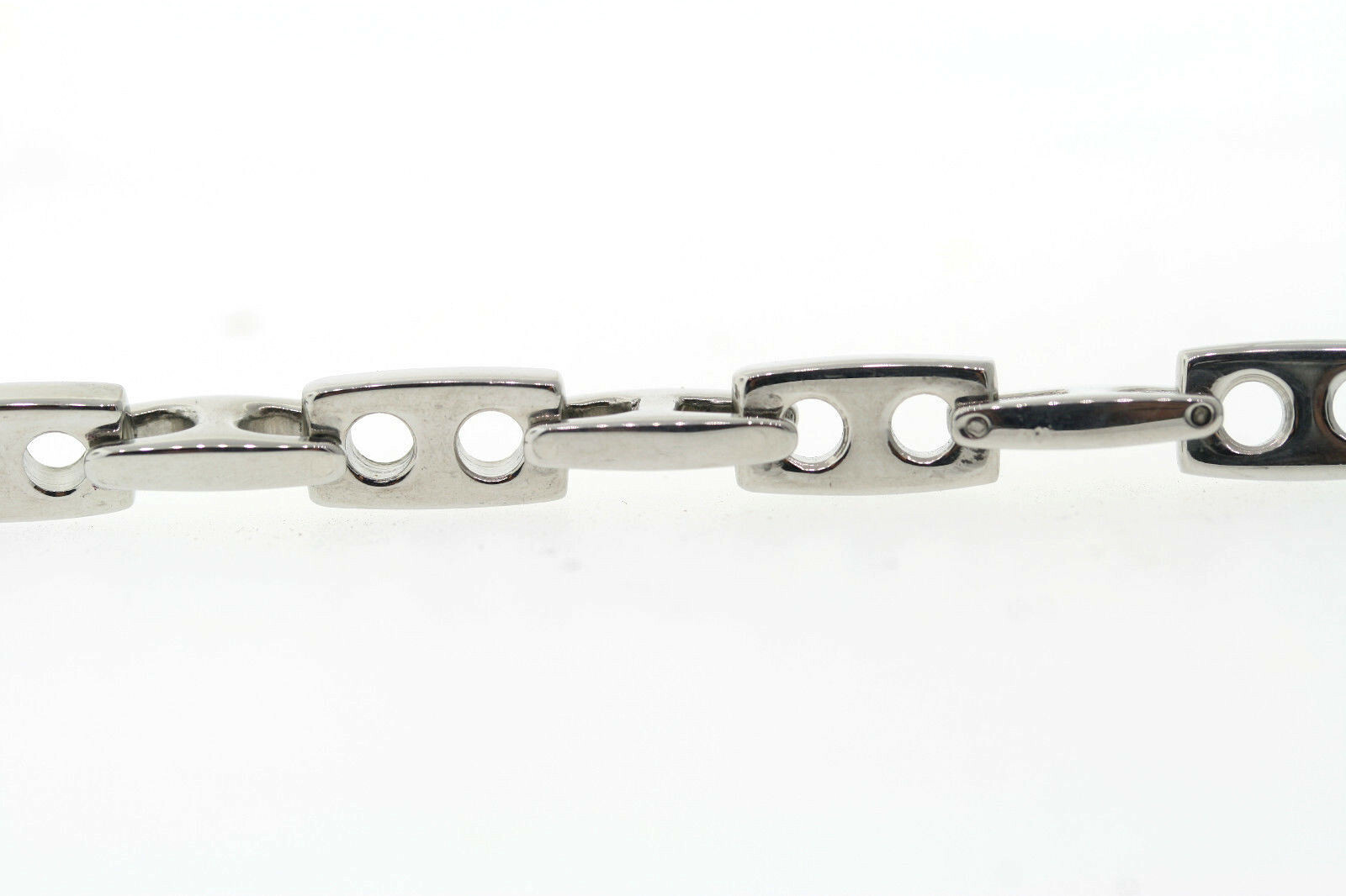 Men’s Stainless Steel 6.5mm Gear Link Necklace