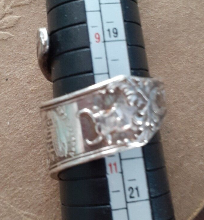 Eads Bridge Silver Spoon Ring St Louis Missouri 17 Grams Size 10