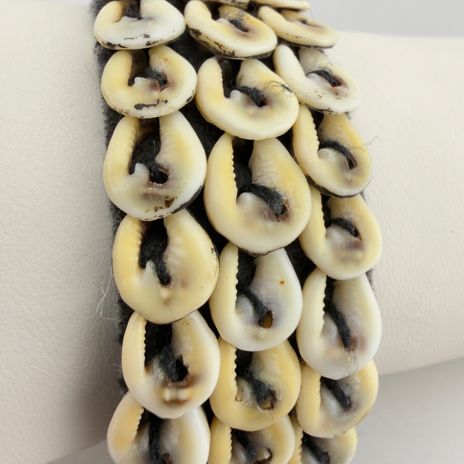Cowrie Shell Bracelet Wide Band Boho Tribal Surfer Beach Coastal