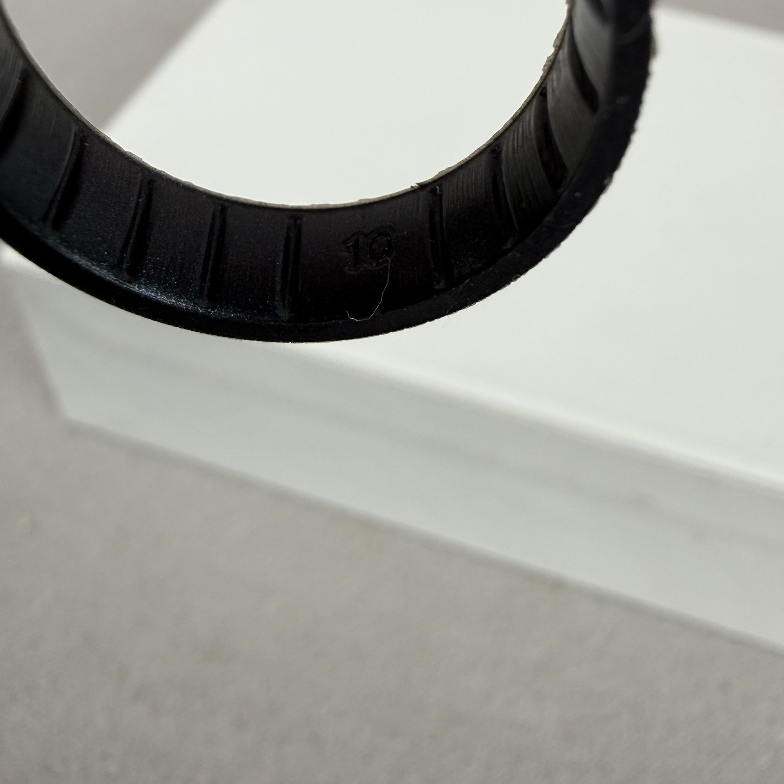 Enso Rings Mickey Mouse All Around Ears Classic Silicone Ring Sz 10 Black Pearl