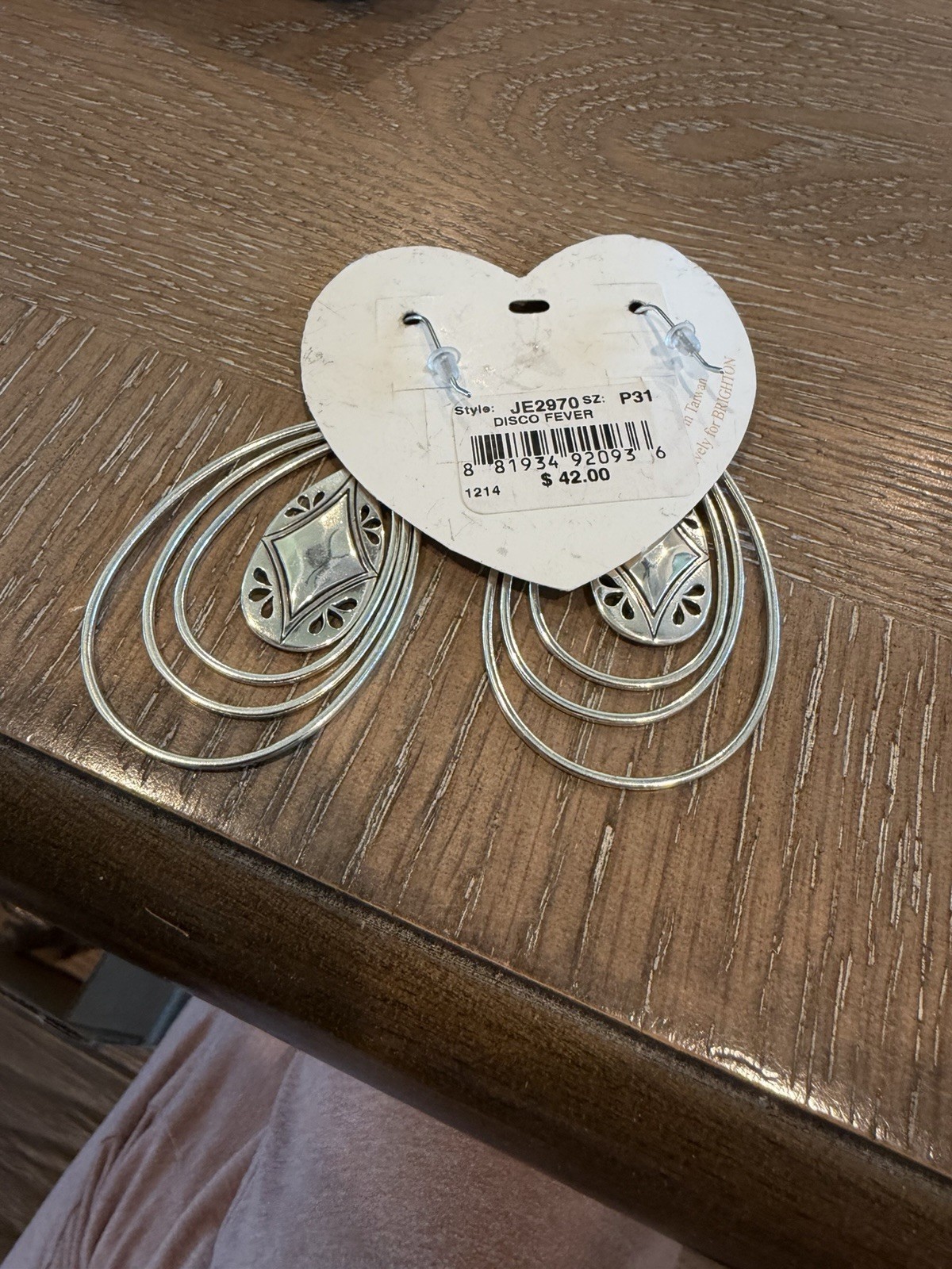 Brighton NWT Disco Fever French Wire Earrings Retailed $42 W/Tin **RETIRED**