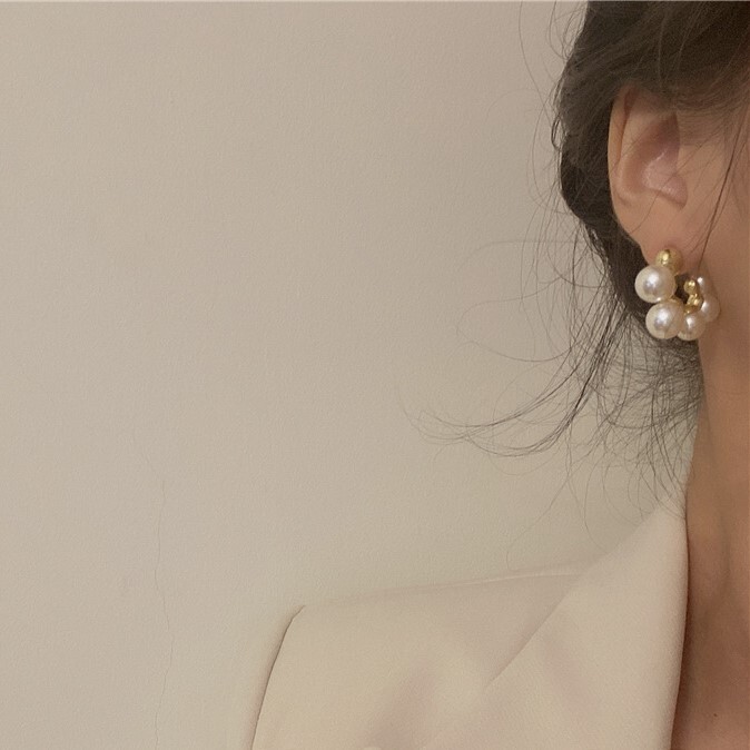 Double-sided Pear | Front-Back Pearl Earrings | Beautiful and Classic in Style