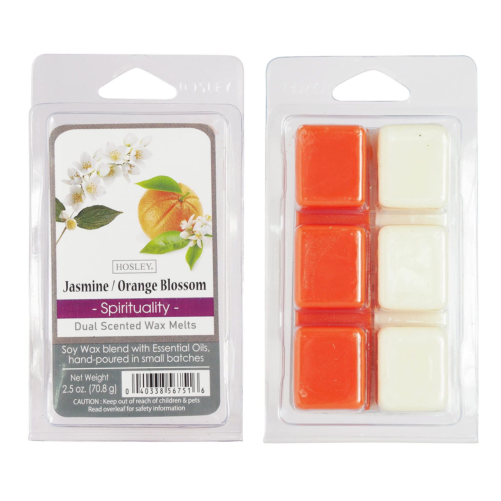 Hosley Set of 6 Jasmine Orange 2.5oz x 6 count, Blossom