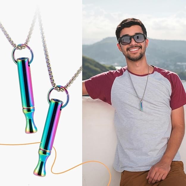 Breathing Necklace Meditation Stress Panic Relief Anxiety Necklace Calming Tools