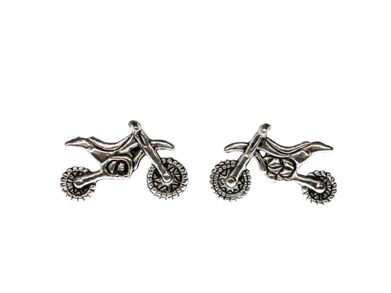 Motocross Motorcycle Earrings Studs Miniblings Enduro Motorcycles