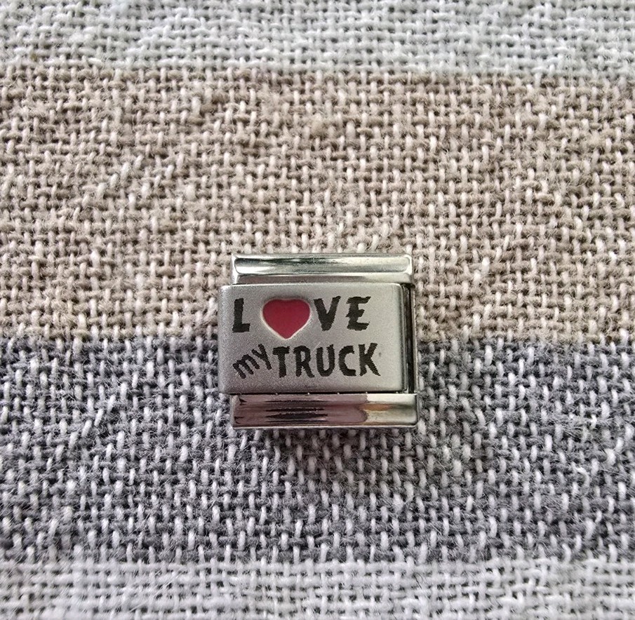 “Love My Truck” Italian Modular Charm 9mm FREE SHIPPING!!