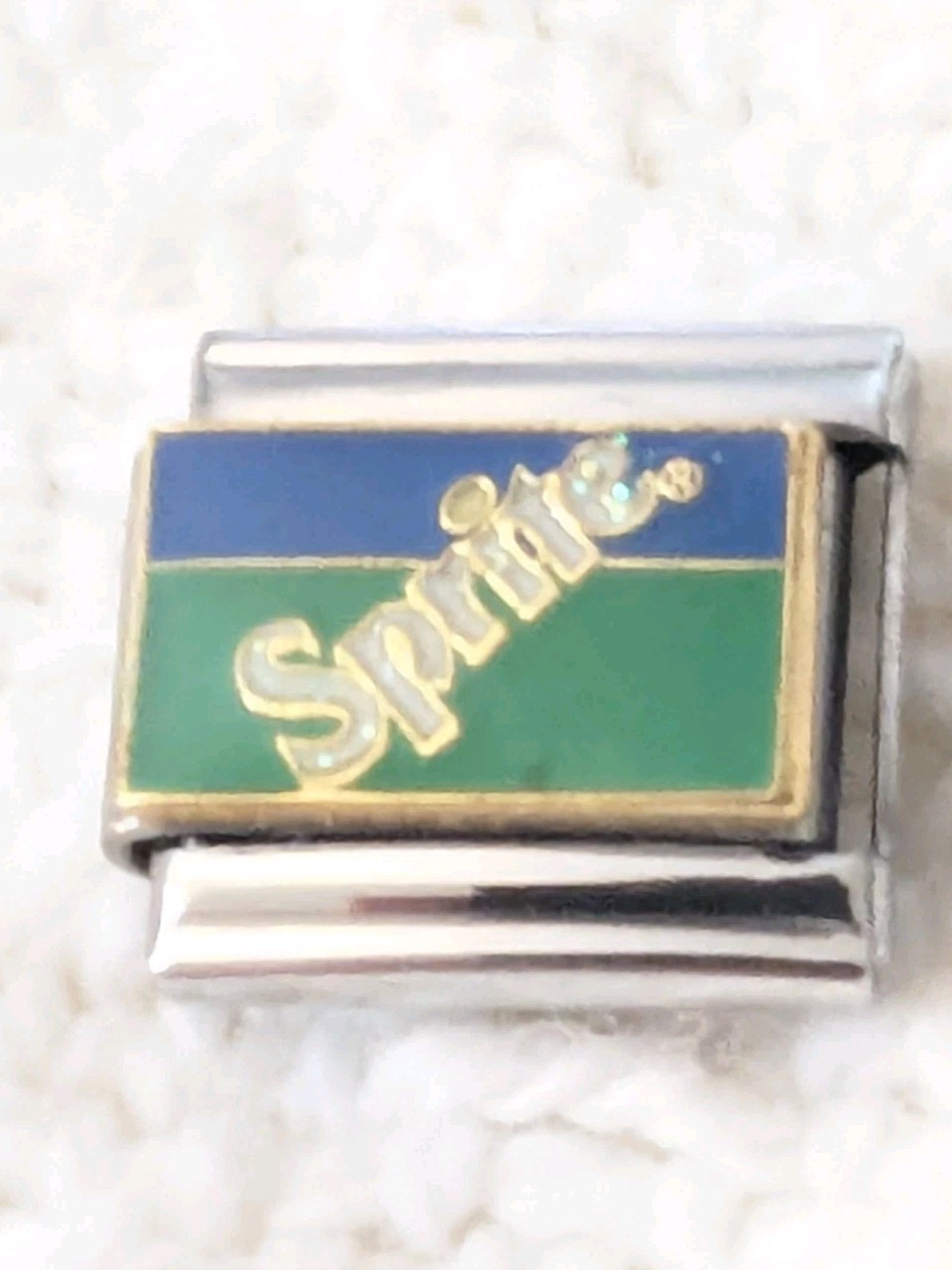 Authentic Casa D’Oro Sprite Drink Italian Charm Classic 9mm Link P91