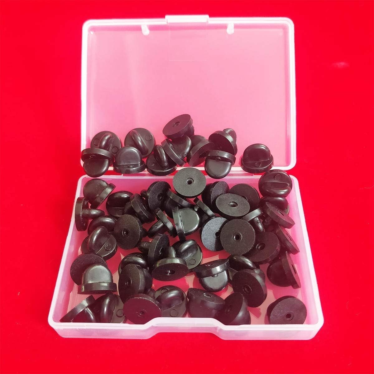 Versatile 50pcs Butterfly Clutch Lapel Pin Backs – Ideal for Uniform Replacement
