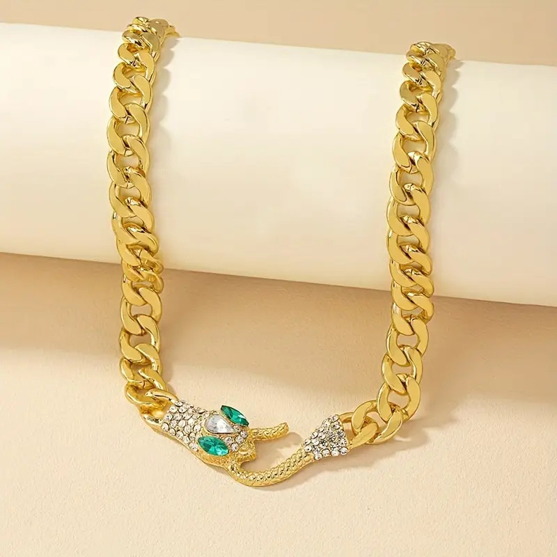 Snake Choker Jewelry Sexy Gothic Reptile Animal Chain Necklace