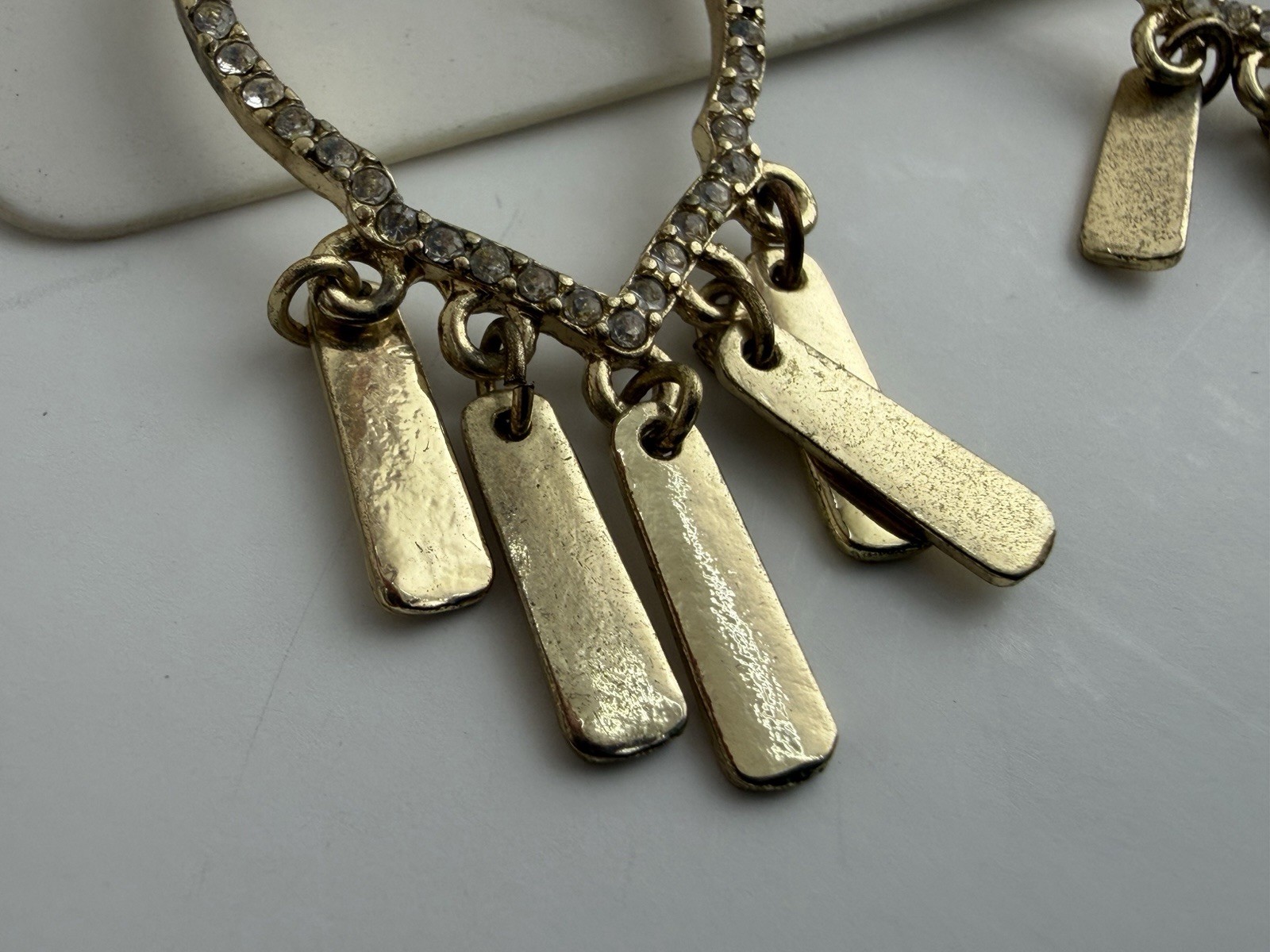 NEW Park Lane “KINGSTON” Earrings ~ Gold Tone Drop Dangle ~ NWT
