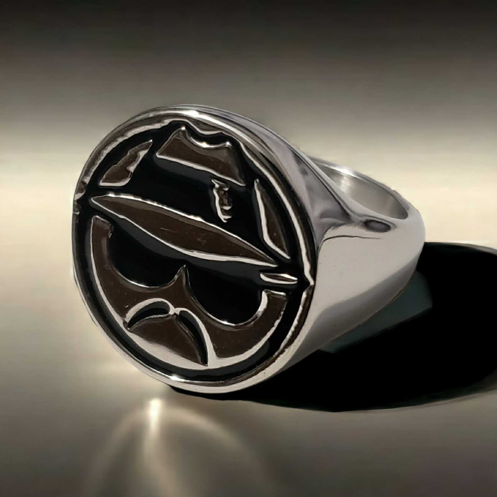Silver Limited Edition Collectable Classic Lowrider Man Hat Chicano Biker Ring