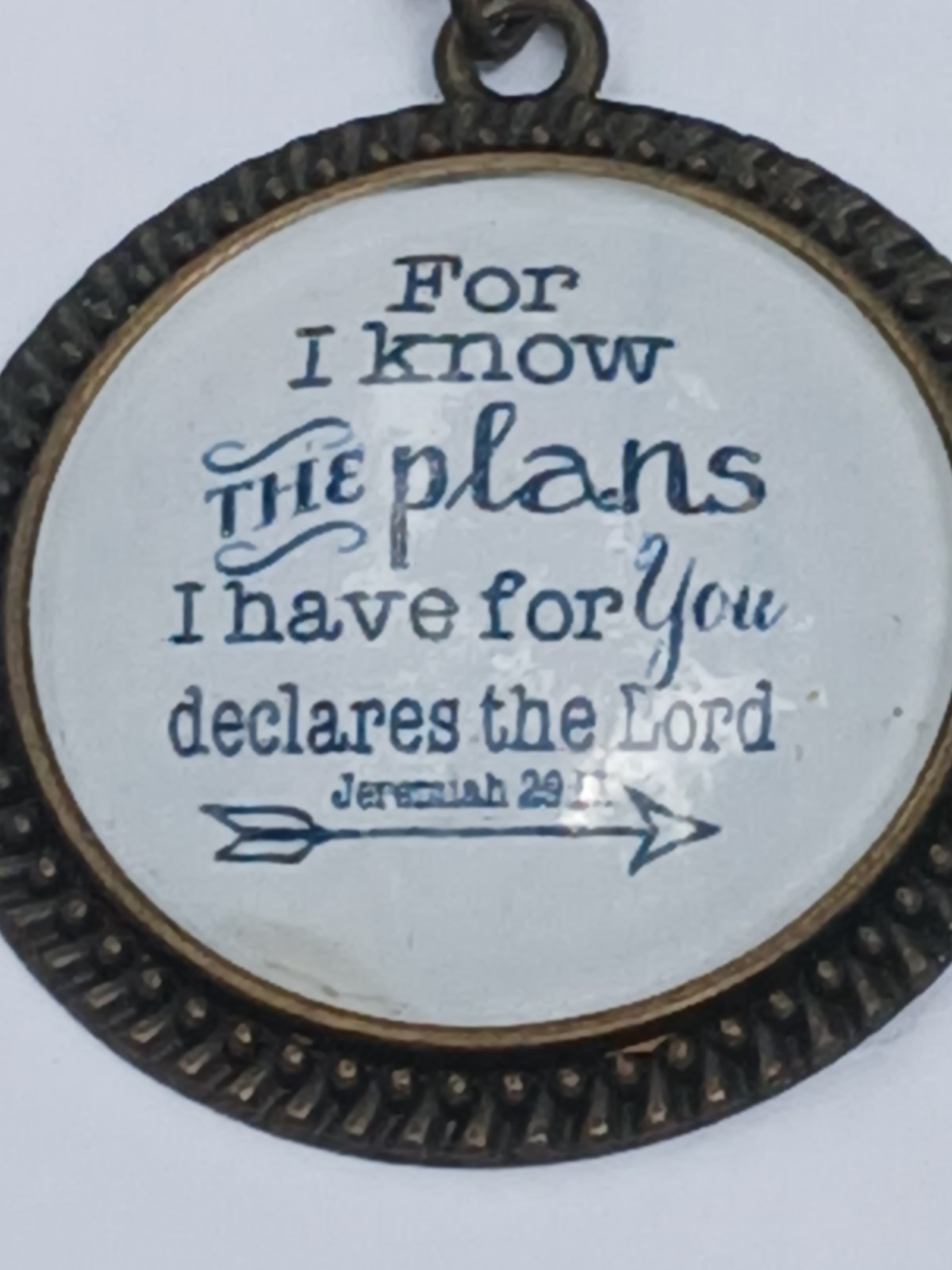 Jeremiah 29:11 I Know The Plans Necklace Bible Scripture Faith Religious Gifts