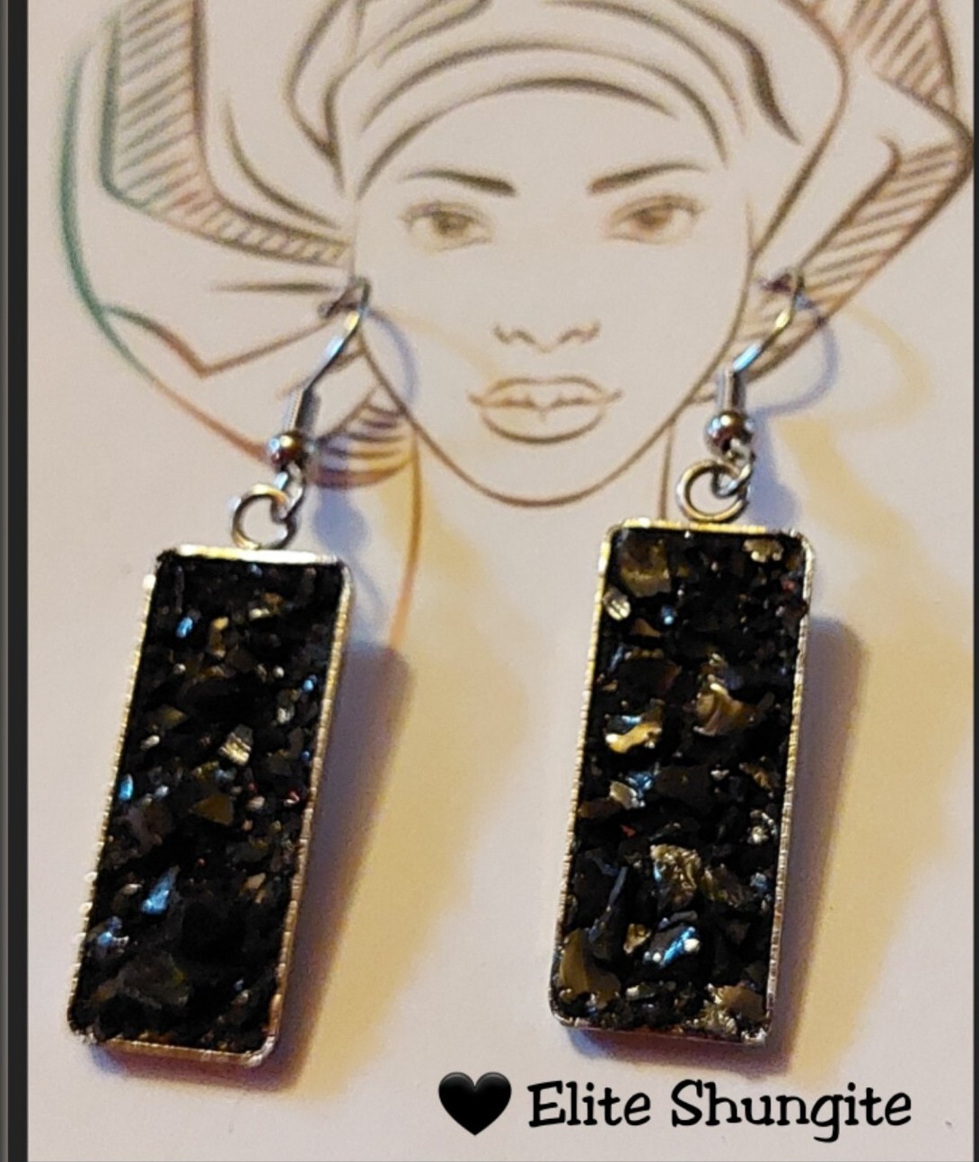TIGERS EYE 💫 1″ inch Cute Dangle Earrings ~Goldtone – By EXPRESSIVE EARS