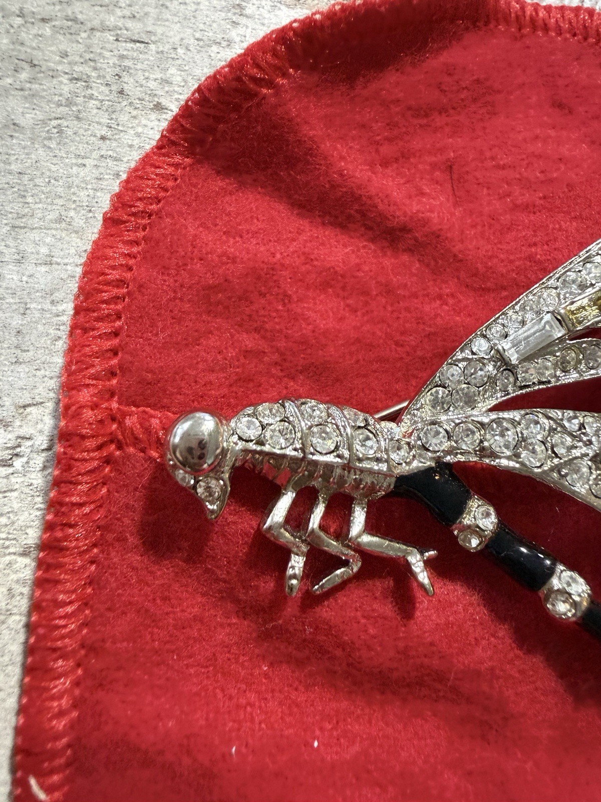 Vintage Kenneth Jay Lane Finely Detailed Large Statement Dragonfly Brooch #4333