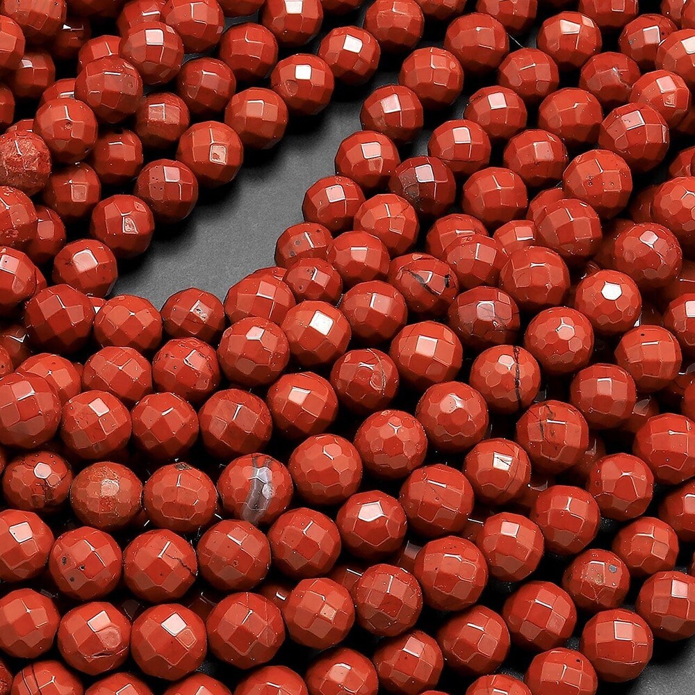 Natural Red Jasper Bracelet Red Crystal Healing Bracelet Dainty Style