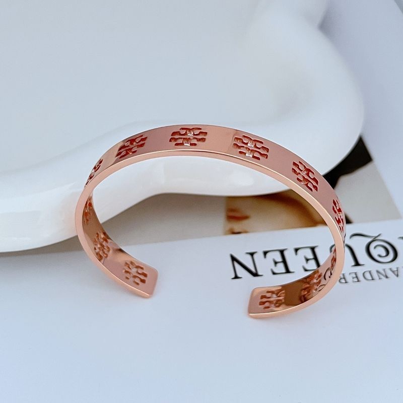 New Burch bangles Rose Gold with Jewelry Pouch Adjustable Bracelet