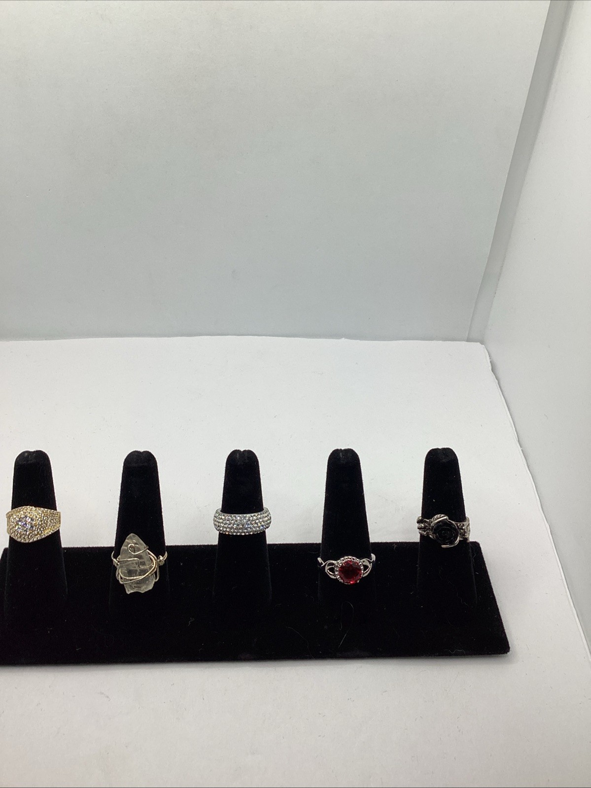 Lot Of 5 Costume Rings. See Pics For Sizes