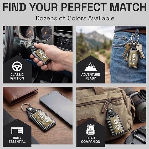 Car Key Chain for Chevelle – Classic Models Keychain for SS 1969 Gold Ss 1969