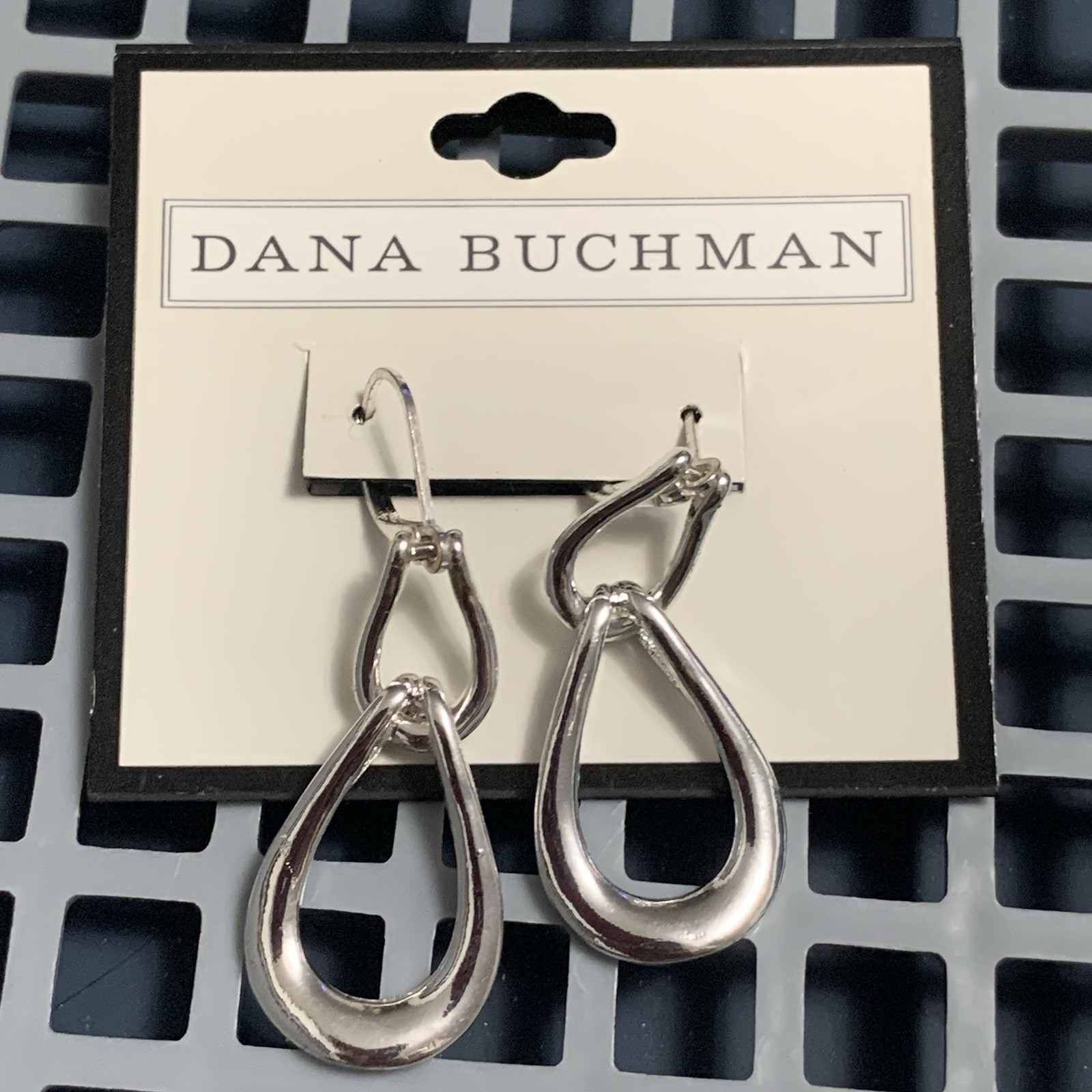 Earrings Dana Buchman New Silver Tone