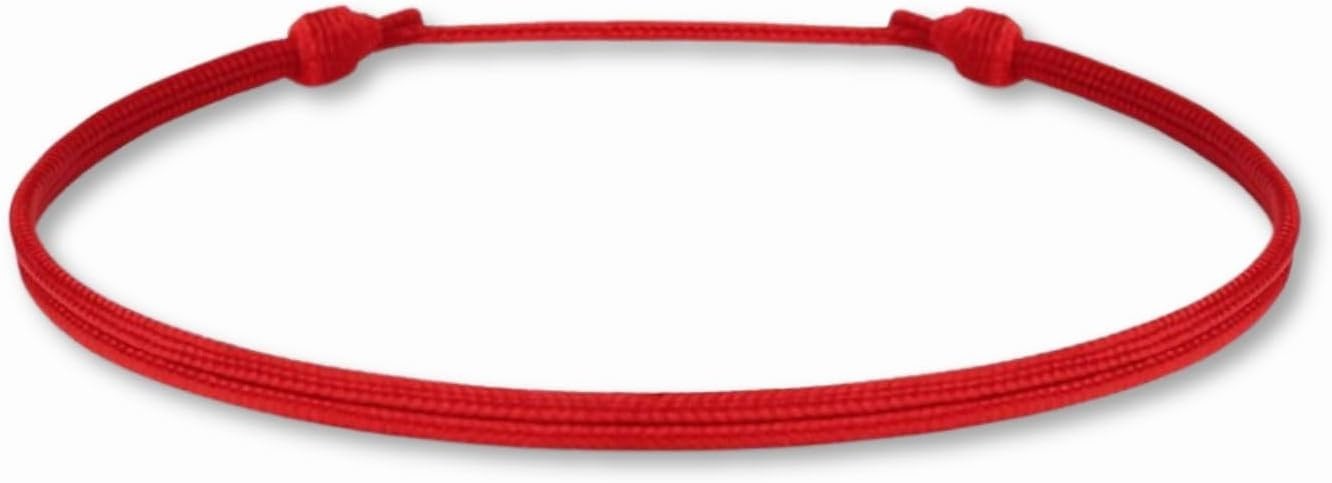 “Thin Red Cord Bracelet – Waterproof Nylon Adjustable Surfer String… “