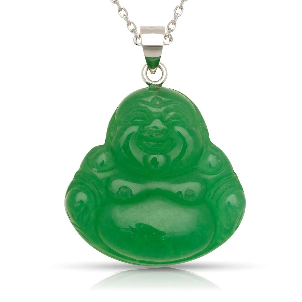 925 Sterling Silver 16-inch Natural Green Jade/Lavendar Jade/Black Onyx/Brown…