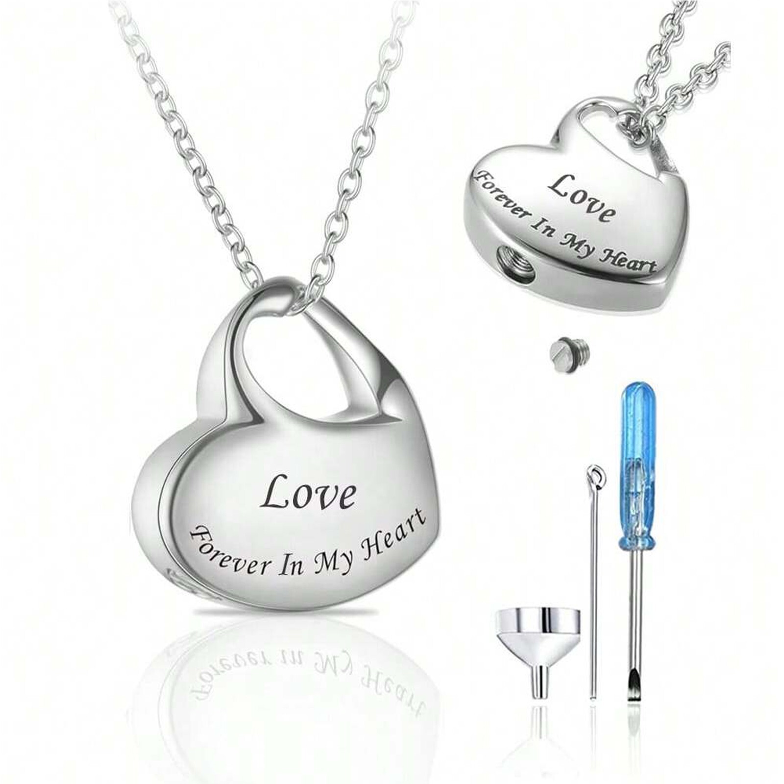 Cremation Urn Memorial Pendant Necklace Keepsake Jewelry for Ashes Necklace