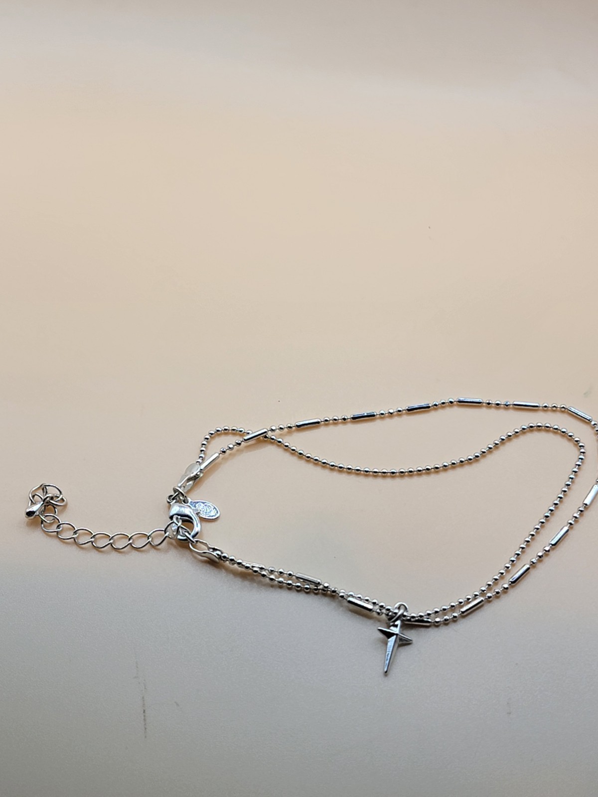 North Star Pendant And Necklace Ball Chain Marked Signed