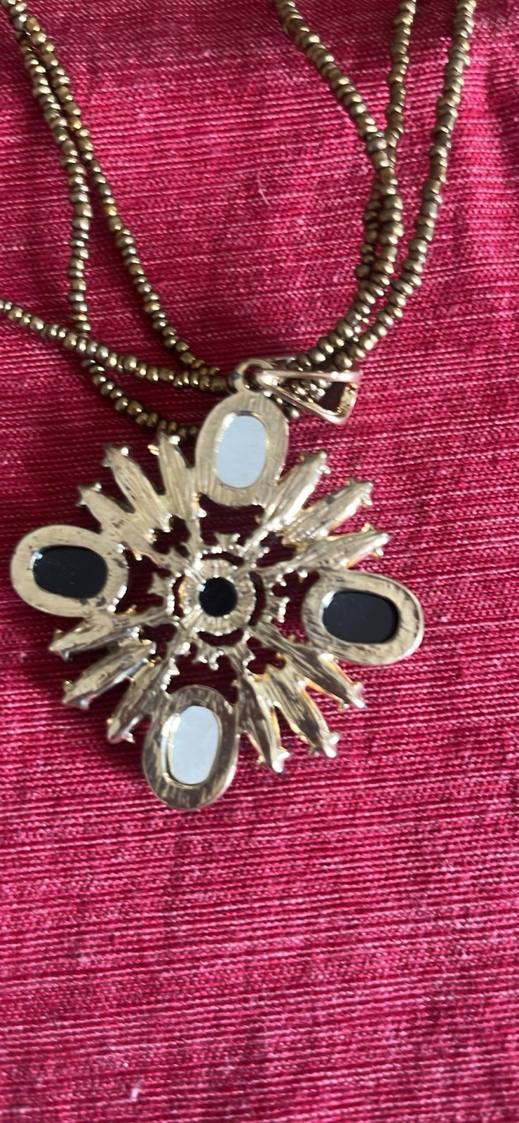 Gorgeous Beaded Crystal Drop Necklace