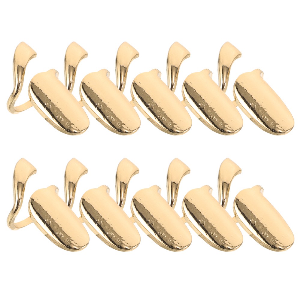 10 Pcs Nail Protection Manicure Fingernail False Tip Rings