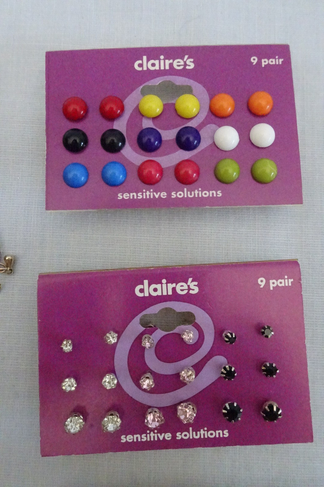 Large Lot Of NOS Earrings Claire’s Sensitive Solutions JCPenny & Other