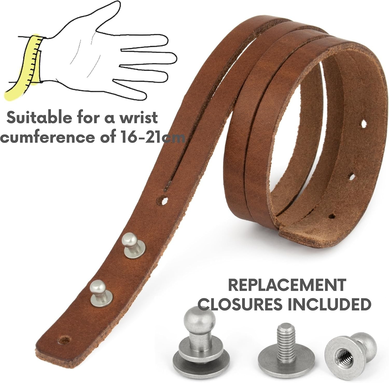 Luxury Adjustable Leather Bracelet – Handcrafted in , Eco-Conscious Style