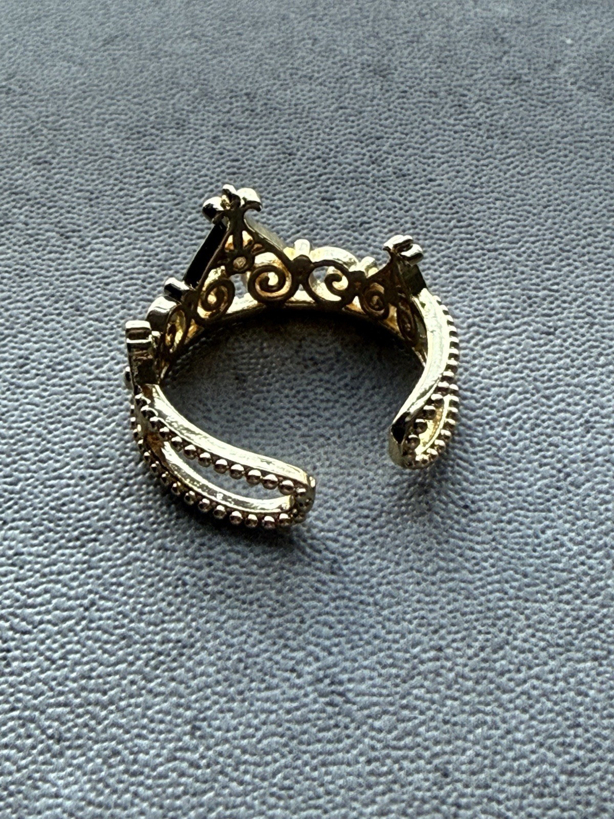 Anneliese Crown Ring, inspired by Barbie Princess and the Pauper (adjustable)