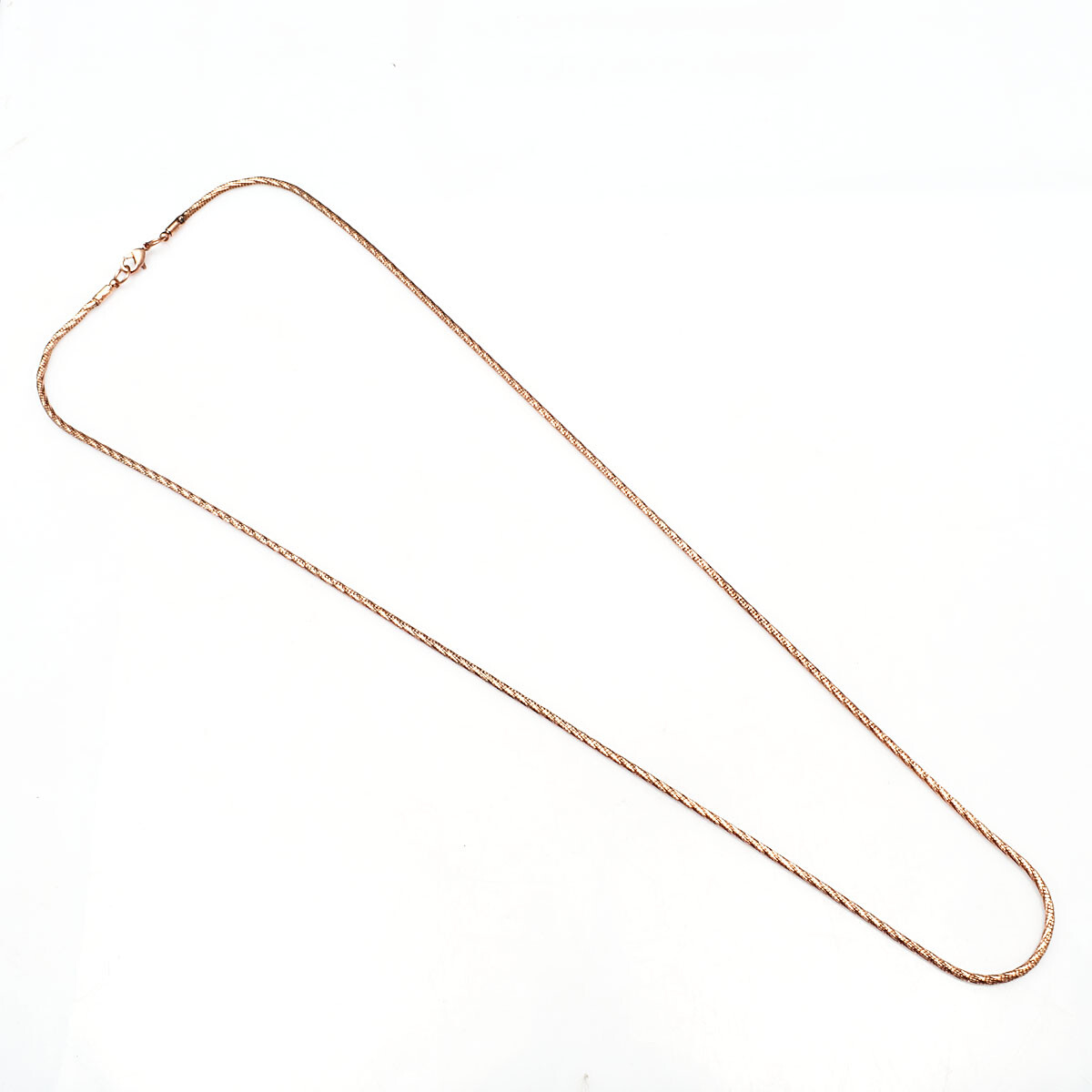Pure Copper Snake Chain Oxidized Handmade Necklace Gift For Jewelry RJ-011