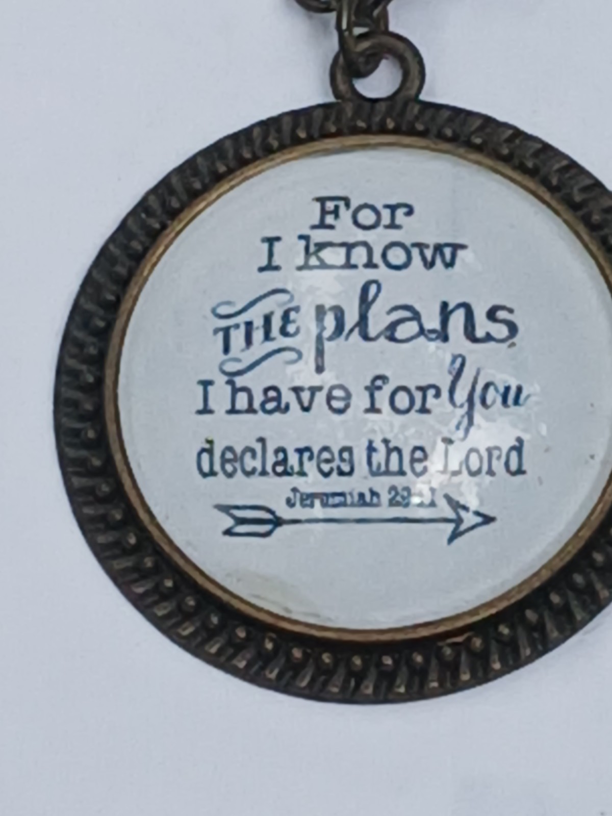 Jeremiah 29:11 I Know The Plans Necklace Bible Scripture Faith Religious Gifts