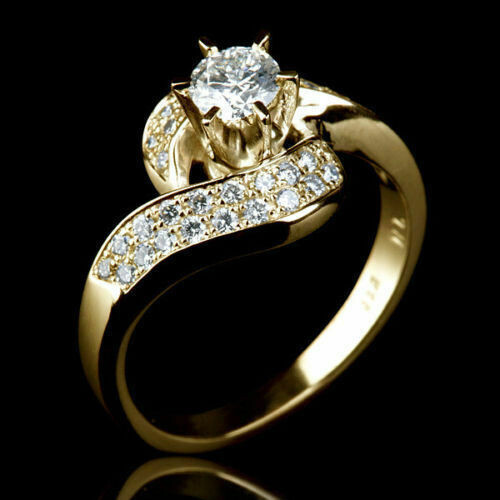 Unique Design 2.10CT Round Shape White Stone Halo Engagement Ring In 935 Silver