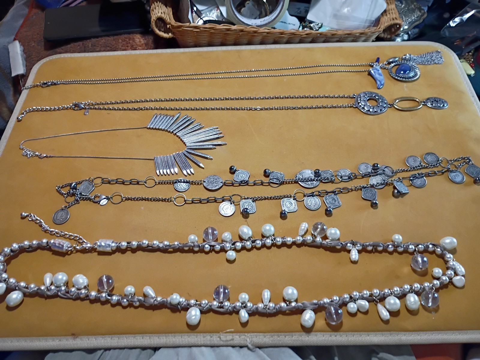 Five Chico Gorgeous Necklaces Native Look Very Pretty