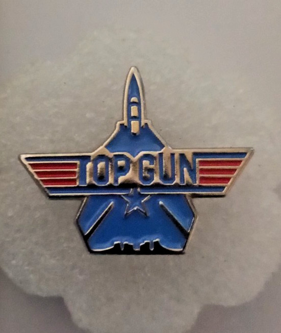 TOP GUN-ENAMEL-PIN-2 OR MORE PINS $5.49 SHIPPING-SPEND $20 SHIPPING IS FREE