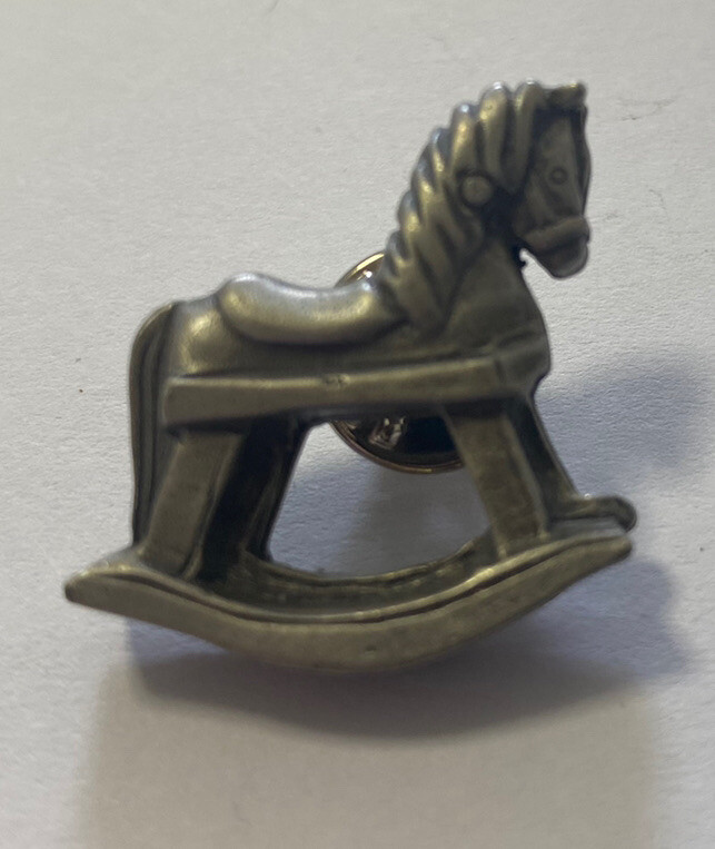 Hobby Horse Darling Pewter 1” Lapel Pin