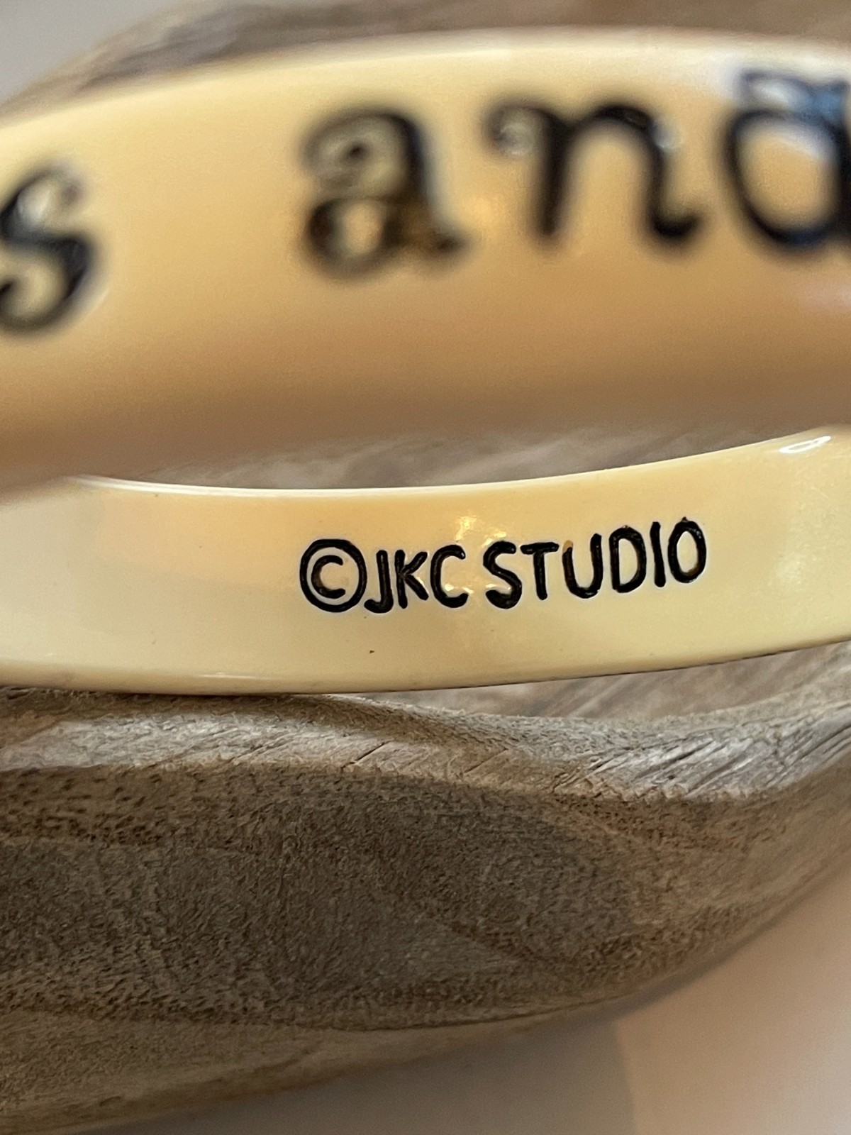 Jessica Kagen Cushman JKC Statement Bangle Ivory Bracelet Lions And …. Oh My!