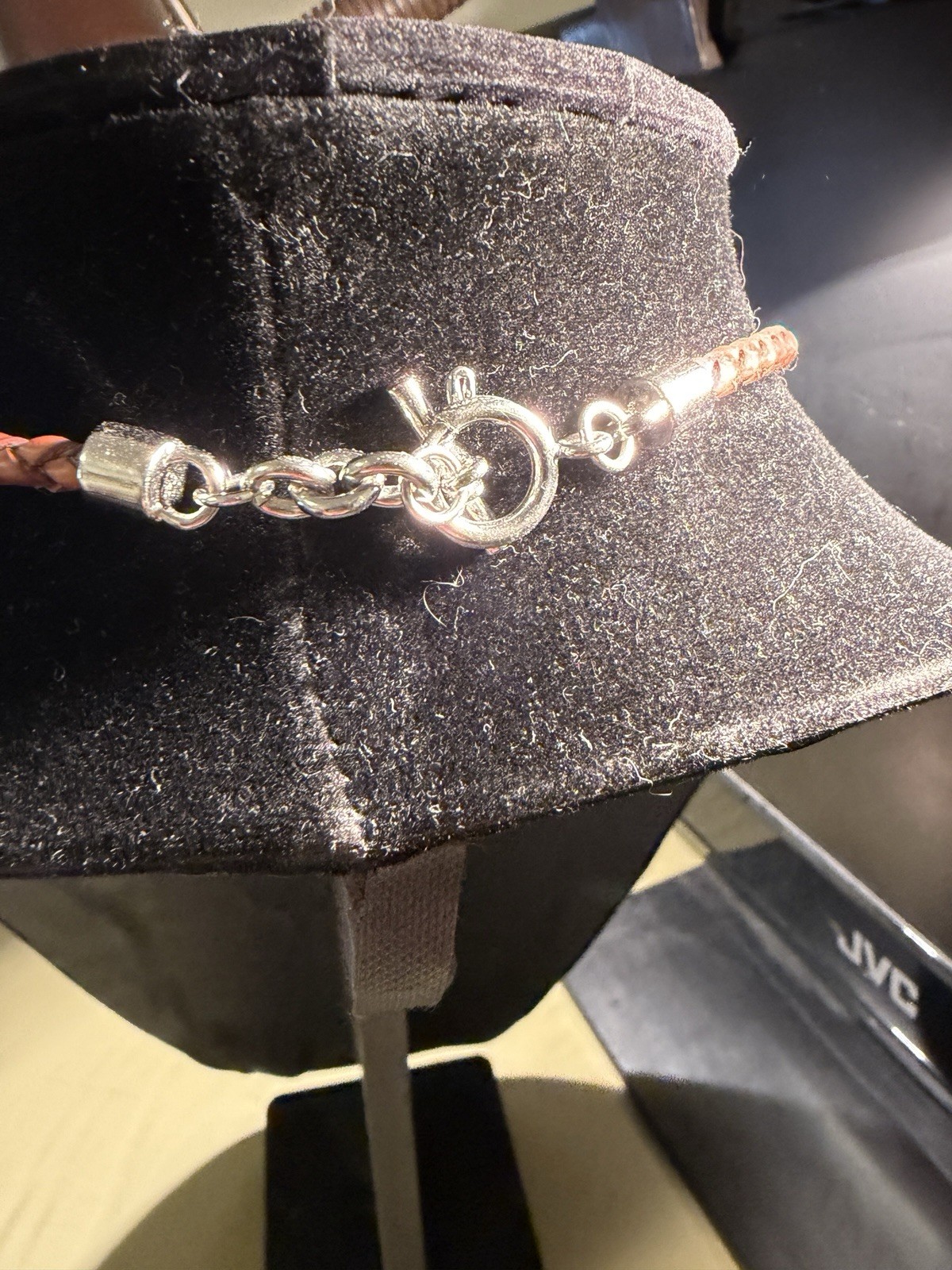 Ralph Lauren Braided Leather Horse Bit Equestrian Necklace Unworn