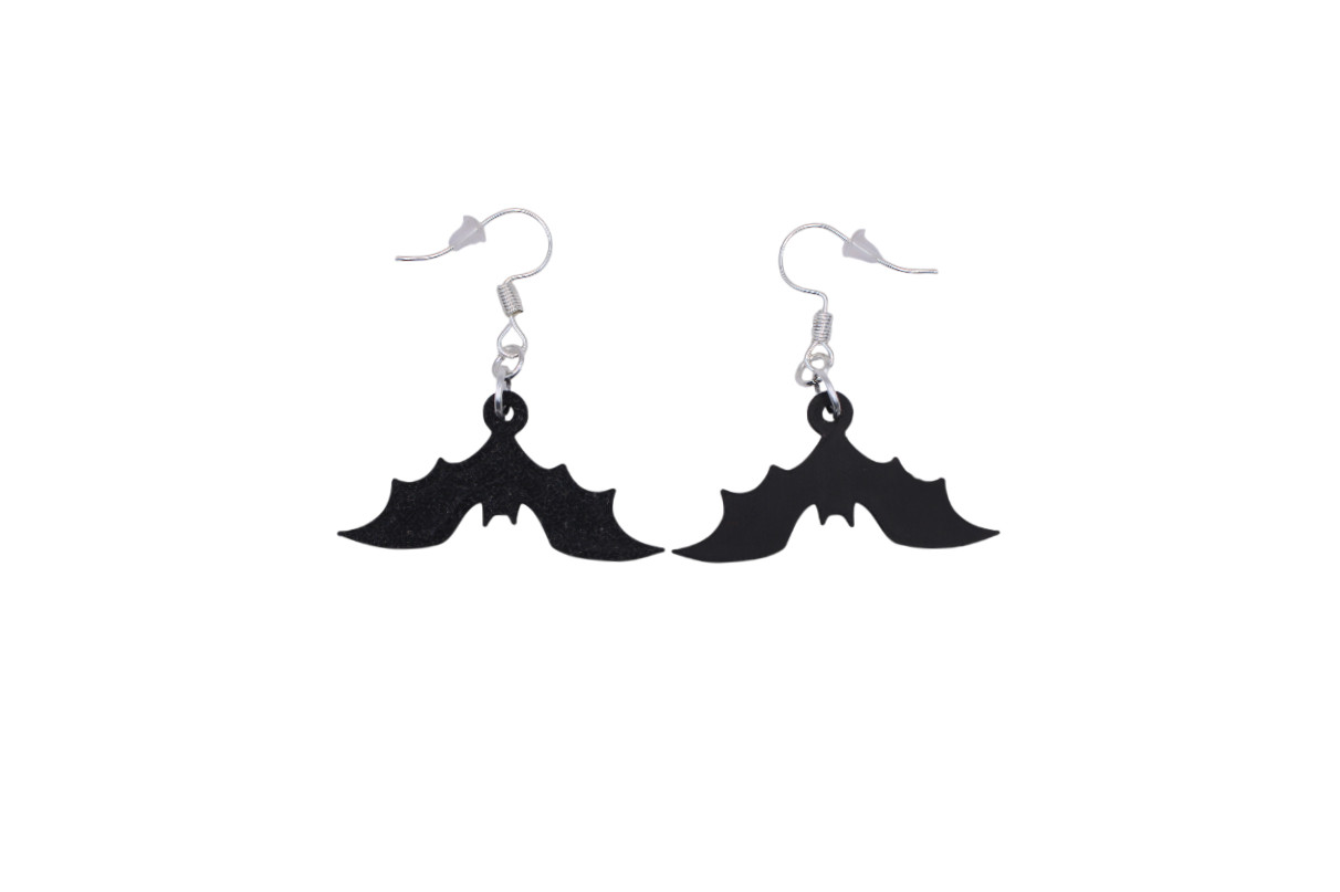 Bat Earrings – 3D Printed