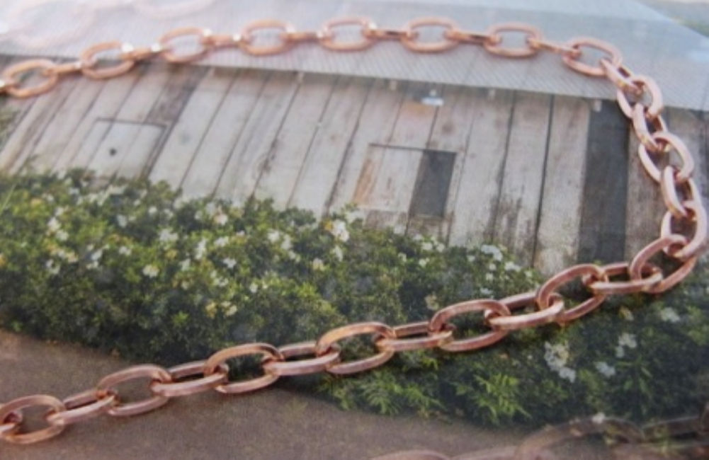 Solid Copper Chain CN701G – 3/16 of an inch wide. Available in 18 to 30 inches.