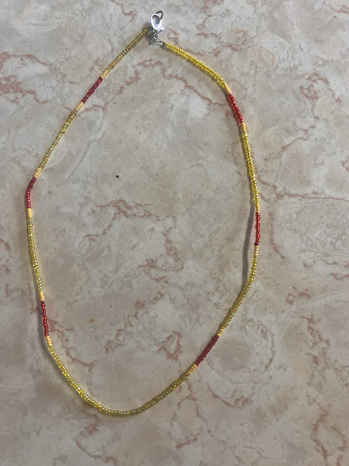 LOT of 5 Hand Beaded Necklaces Seed Beads Fall Colors Bundle