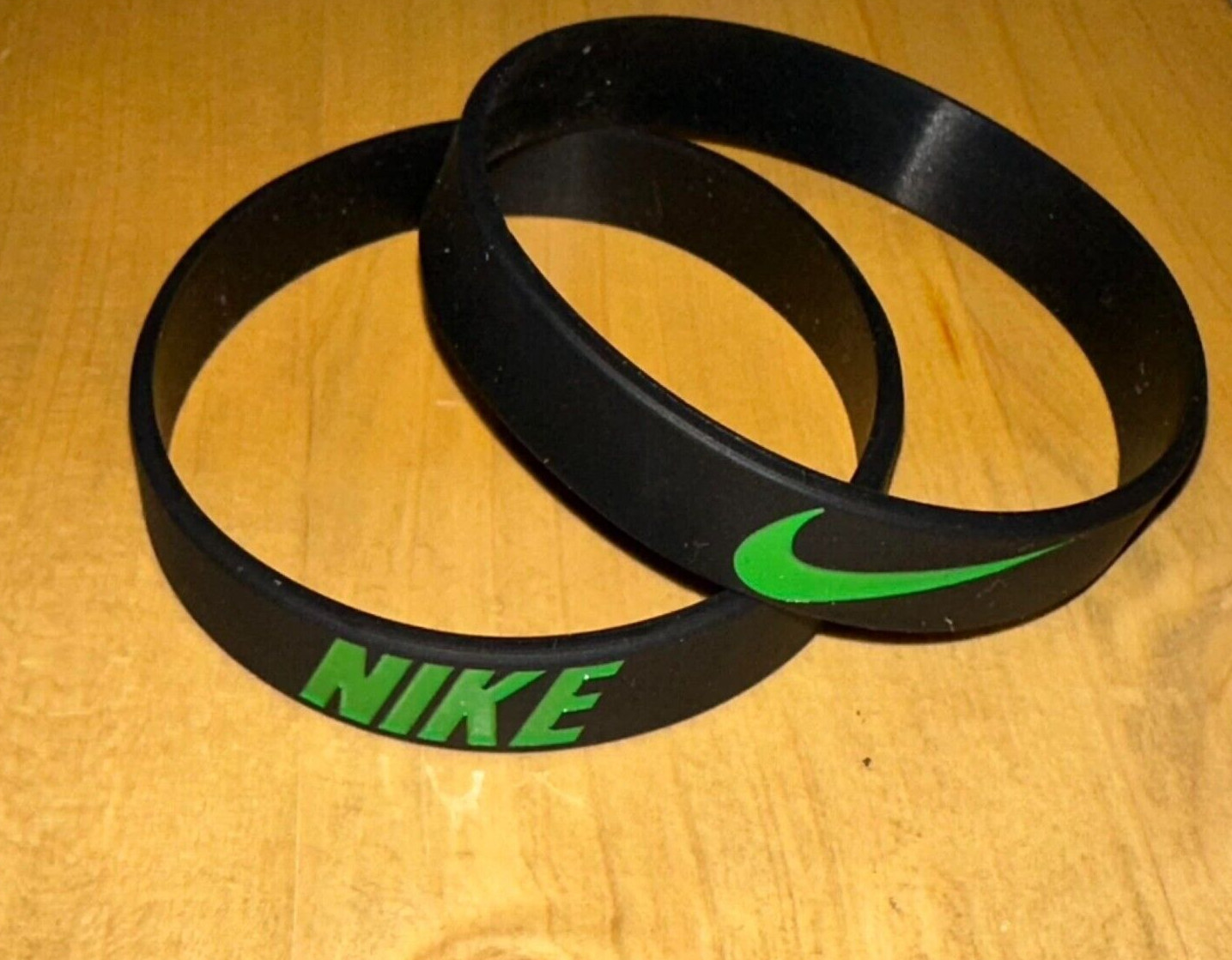 Nike Baller Band Silicone Rubber Bracelet Black Green Dunks Jordan 1 Mid 🟩NEW