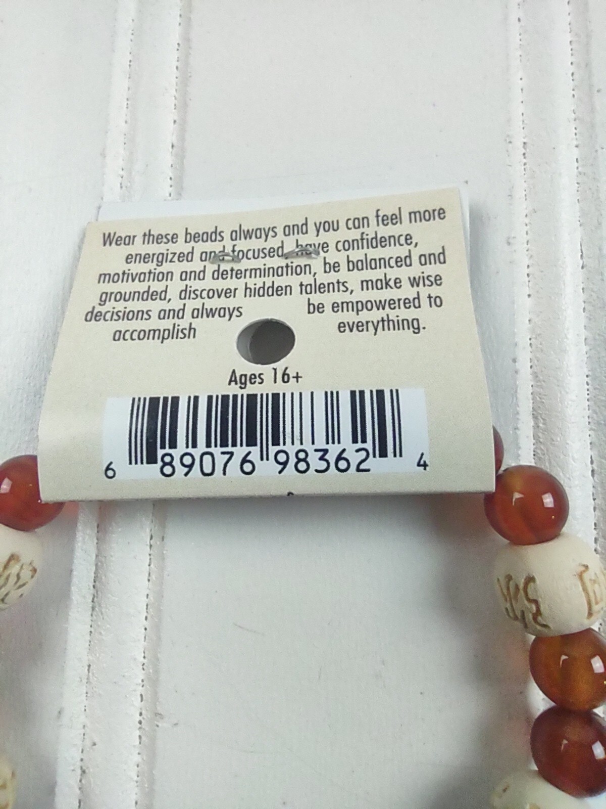 Zorbitz Lucky Karma Bead Stretch Bracelet Unisex Empowerment/Wisdom Carnelian