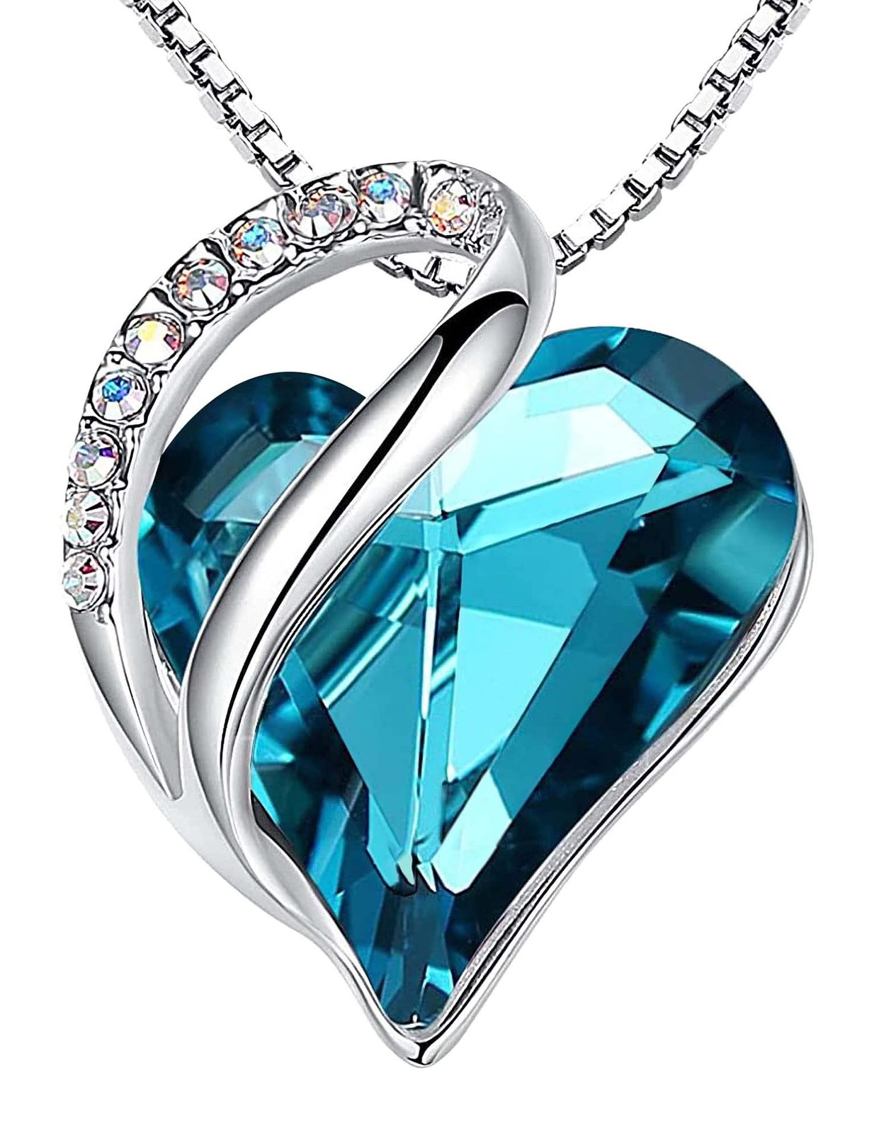 Collares Cadenas De Corazon Para Mujer Joyas Joyeria Fina de Moda Collar Amor US